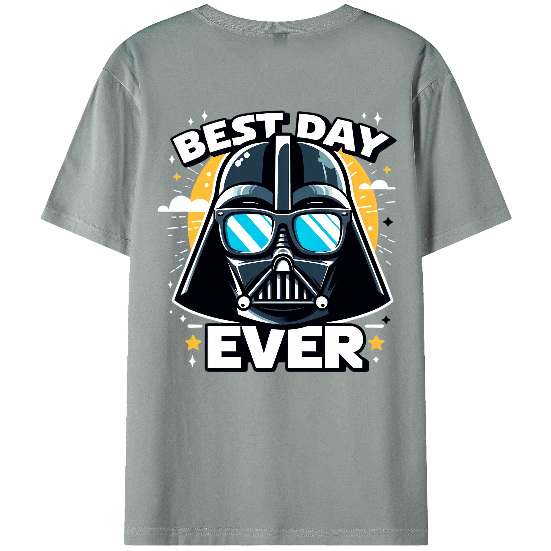 （画像用） スター・ウォーズ Star Wars 綿100％ メンズ半袖Tシャツ（バックプリント） 通気性